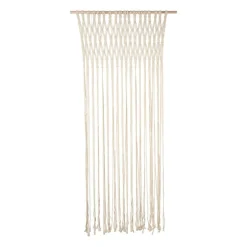 Deurgordijn macrame - beige - 90x200 cm