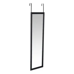 Deurspiegel - zwart - 34x124 cm