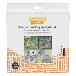 Diamond paint - kaarten - set van 4