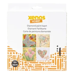 Diamond painting kaart - set van 4