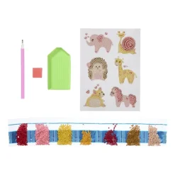 Diamond painting stickers DIY - set van 6 - diverse varianten