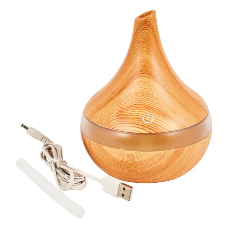 Diffuser houtlook - ø12.2x15 cm