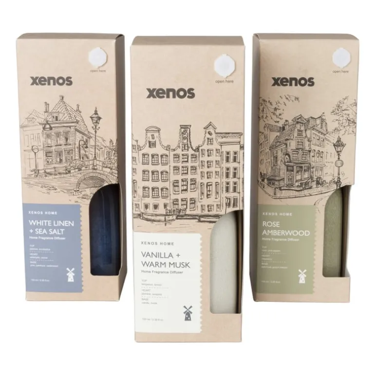 Diffuser rose amberwood - groen - ø7.7x11.8 cm