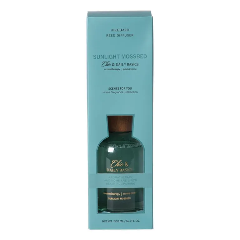 Diffuser sunlight mossbed - blauw - 500 ml