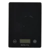 Digitale keukenweegschaal - zwart - 1.7x20x14.5 cm