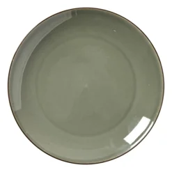 Dinerbord Emma - donkergroen - ø26.8x2.5 cm