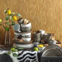 Dinerbord Emma - groen - ø26.5 cm