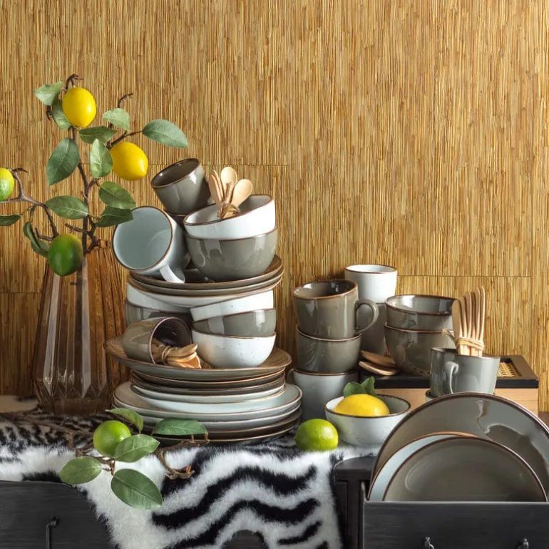 Dinerbord Emma - groen - ø26.5 cm