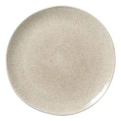 Dinerbord fuji - beige - ø27.5x2.4 cm
