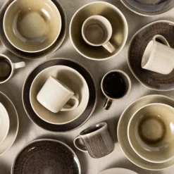 Dinerbord fuji - bruin - ø27.5x2.4 cm