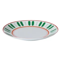 Dinerbord holly jolly - groen - ø26.8x2.8 cm