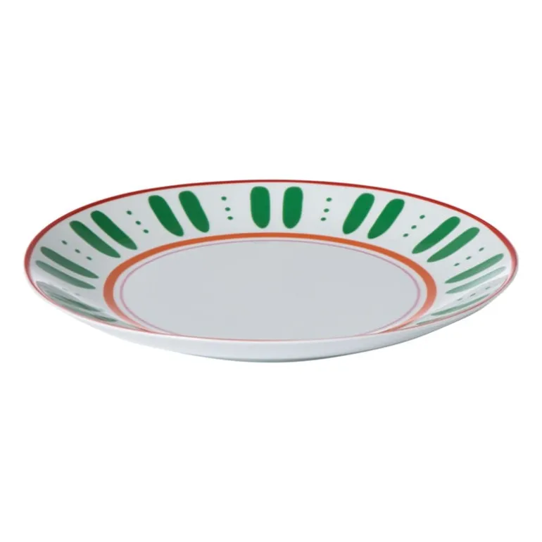 Dinerbord holly jolly - groen - ø26.8x2.8 cm