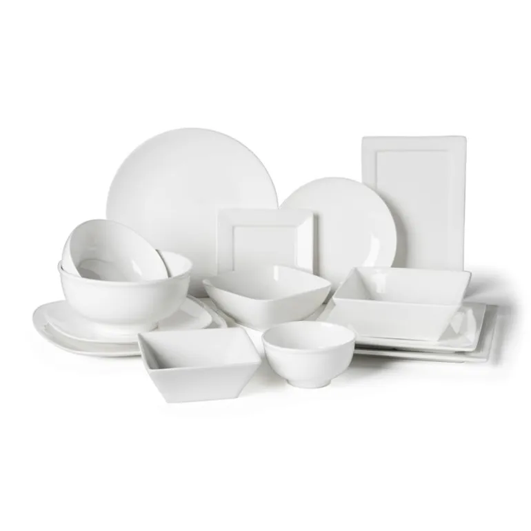 Dinerbord porselein - 24.8x24.8 cm