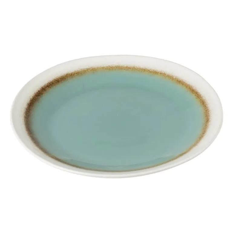 Dinerbord Roots - turquoise - ø27.5x3 cm