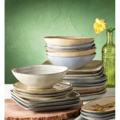 Dinerbord Toscane - lichtblauw - ø28 cm