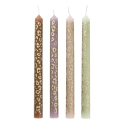 Dinerkaars animal - goud/paars - ø2.15x25 cm