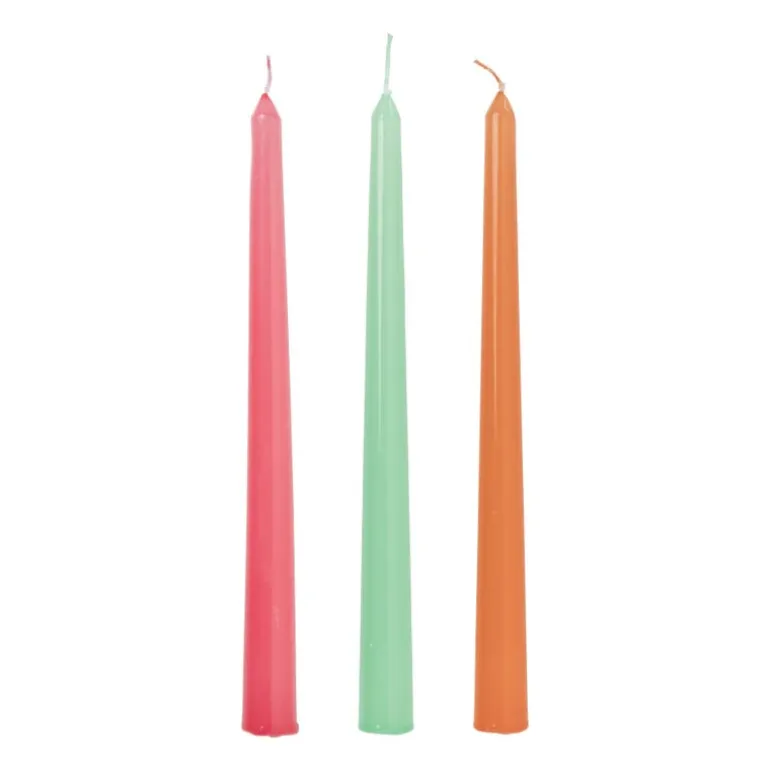 Dinerkaars glans - roze - ø2x25 cm