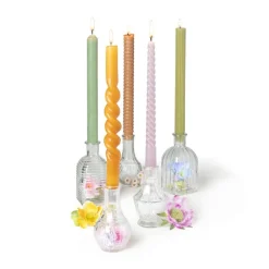 Dinerkaars rustiek - lindegroen - ø2x24 cm