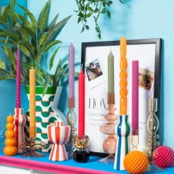 Dinerkaars rustiek - rood - ø2x24 cm