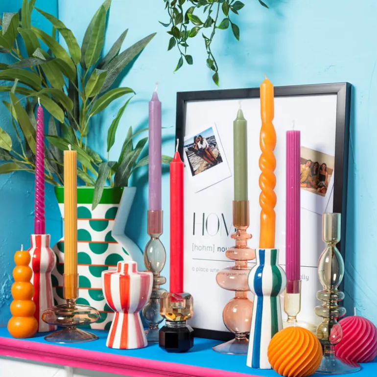 Dinerkaars rustiek - rood - ø2x24 cm