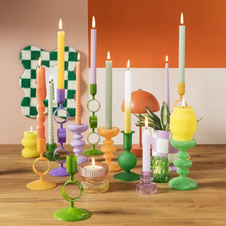 Dinerkaars twist - groen - ø2.15x25 cm