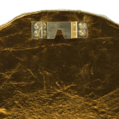 Disco croissant XL voor wand - goudkleurig - 21x41x10 cm