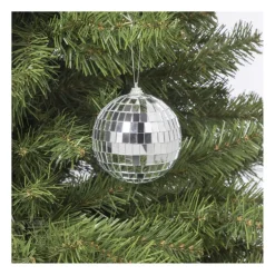 Discobal - zilverkleurig - ø8 cm