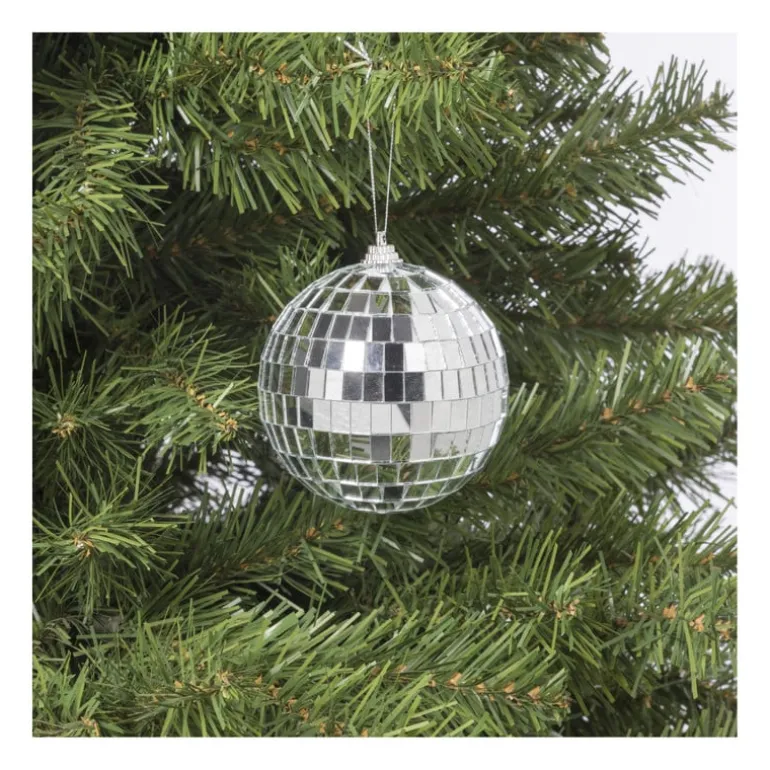 Discobal - zilverkleurig - ø8 cm