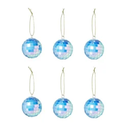 Discobal blauw - set van 6 - ø4 cm