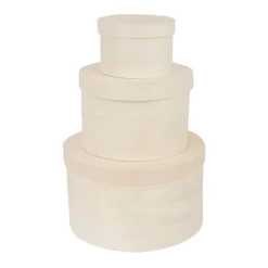 Doosje rond set van 3
