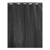Douchegordijn jacquard - zwart - 180x200 cm