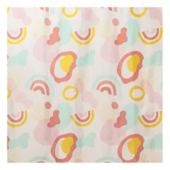 Douchegordijn regenboog - multikleur - 180x200 cm