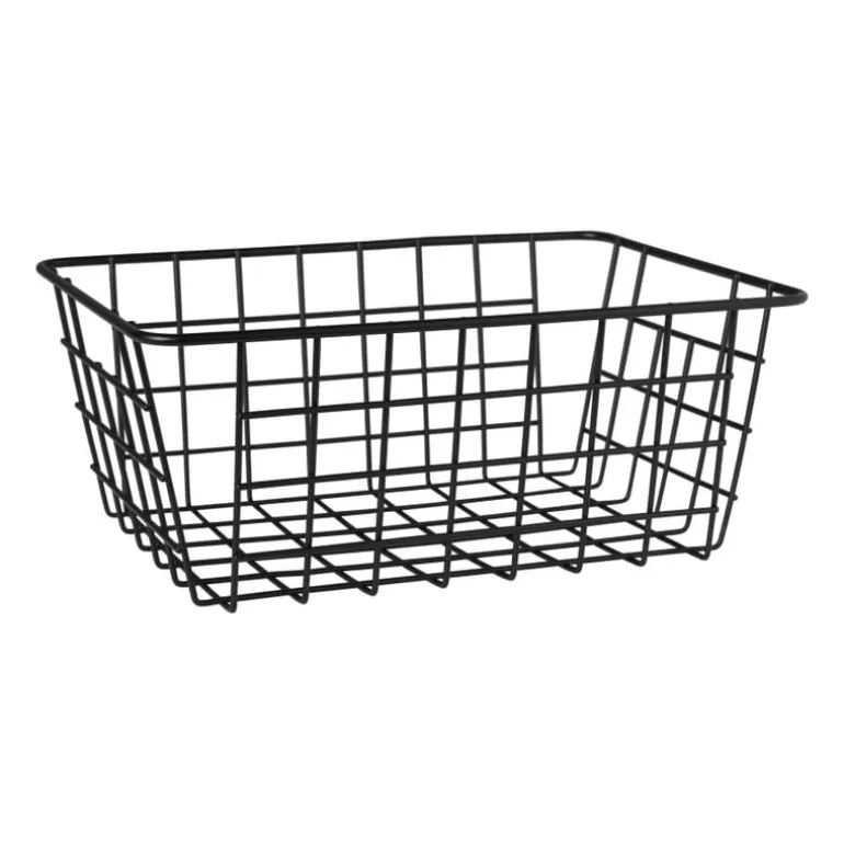 Draadmand M - ijzer - 24x18x10 cm