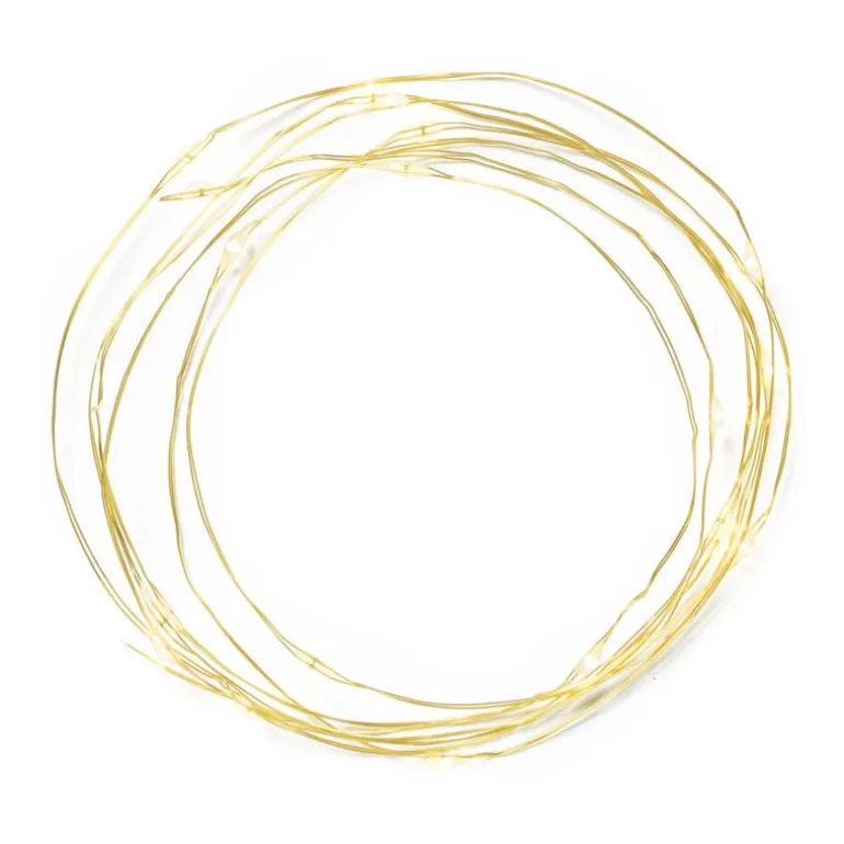 Draadverlichting - warm wit licht - 20 led lampjes