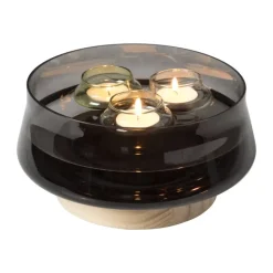 Drijvende theelichthouders - groen - set van 3