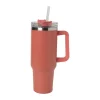 Drinkbeker - rood - rvs - 1.1 liter