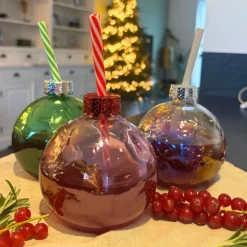 Drinkbeker kerstbal - diverse varianten