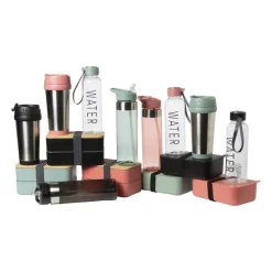 Drinkfles met rietje - groen - 500 ml