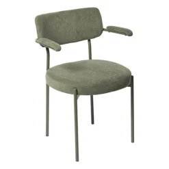 Eetkamerstoel Elvis - groen - 79x57x52 cm