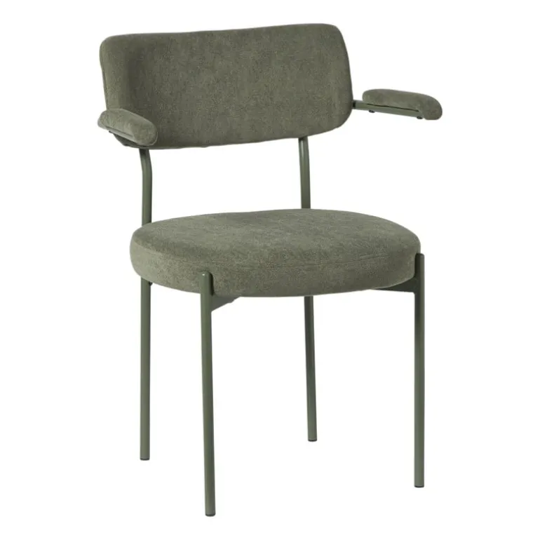 Eetkamerstoel Elvis - groen - 79x57x52 cm