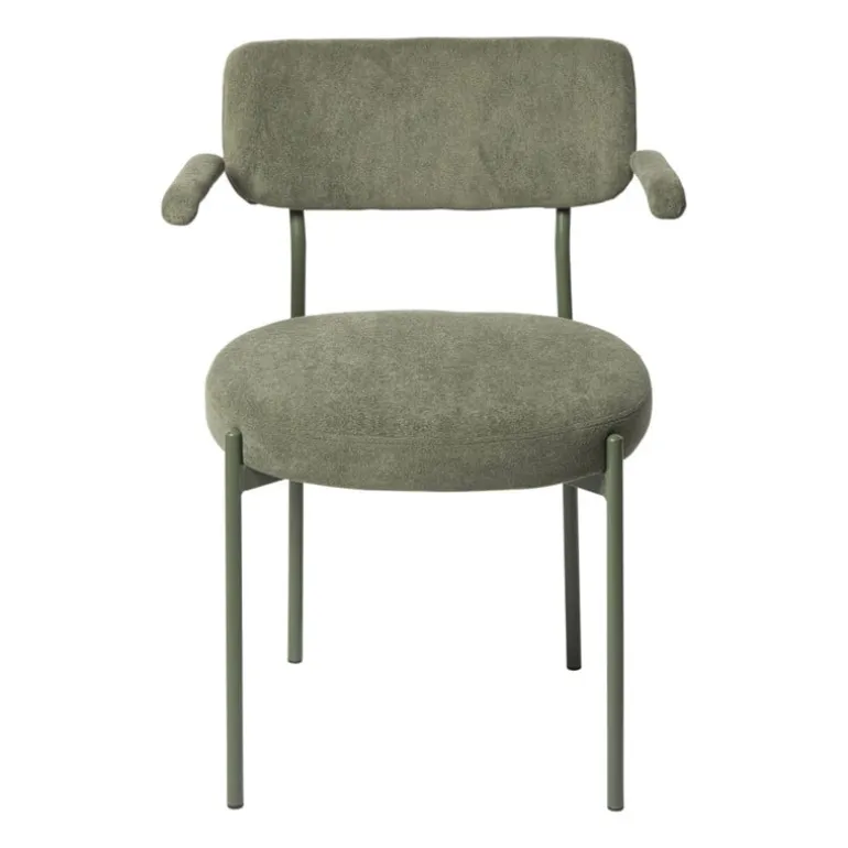 Eetkamerstoel Elvis - groen - 79x57x52 cm