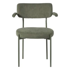 Eetkamerstoel Elvis - groen - 79x57x52 cm