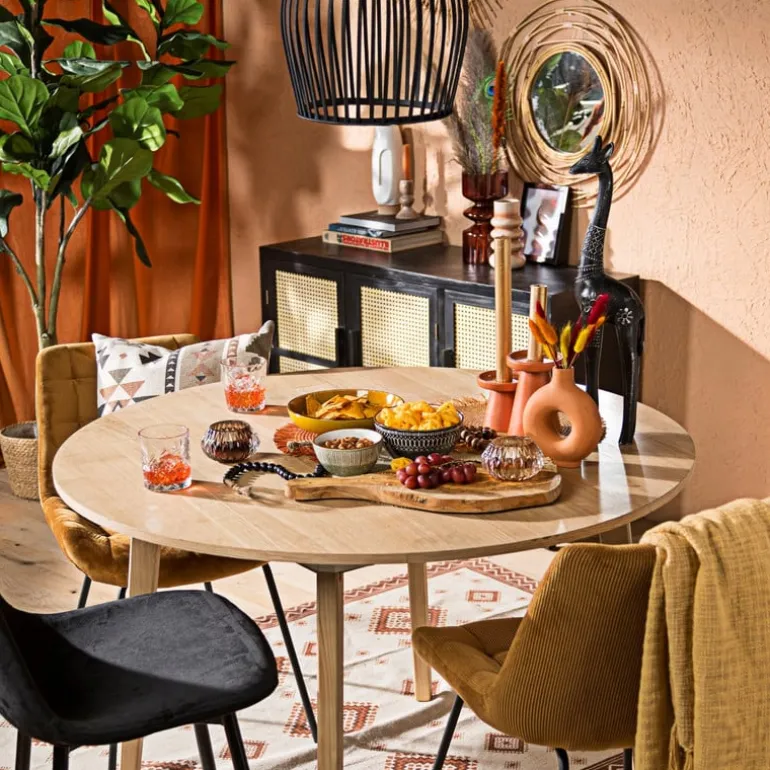 Eetkamerstoel Ivy - velvet zwart - 88x44x53 cm