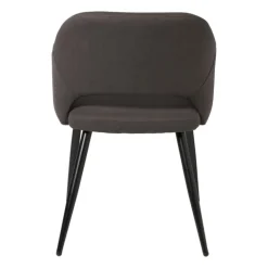 Eetkamerstoel Leonardo met armleuning - grijs - 81x62.5x56 cm