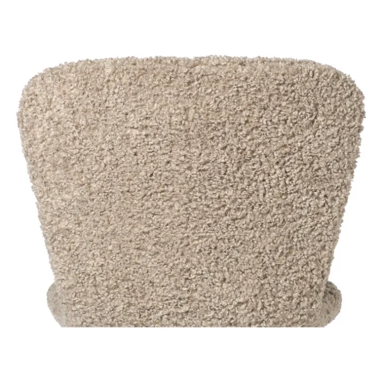 Eetkamerstoel Liz - beige - teddy - 83.5x55x45.4 cm