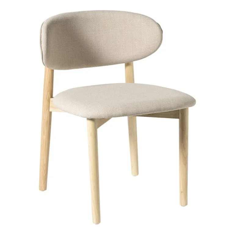 Eetkamerstoel Niki - wit - 78x55x54 cm