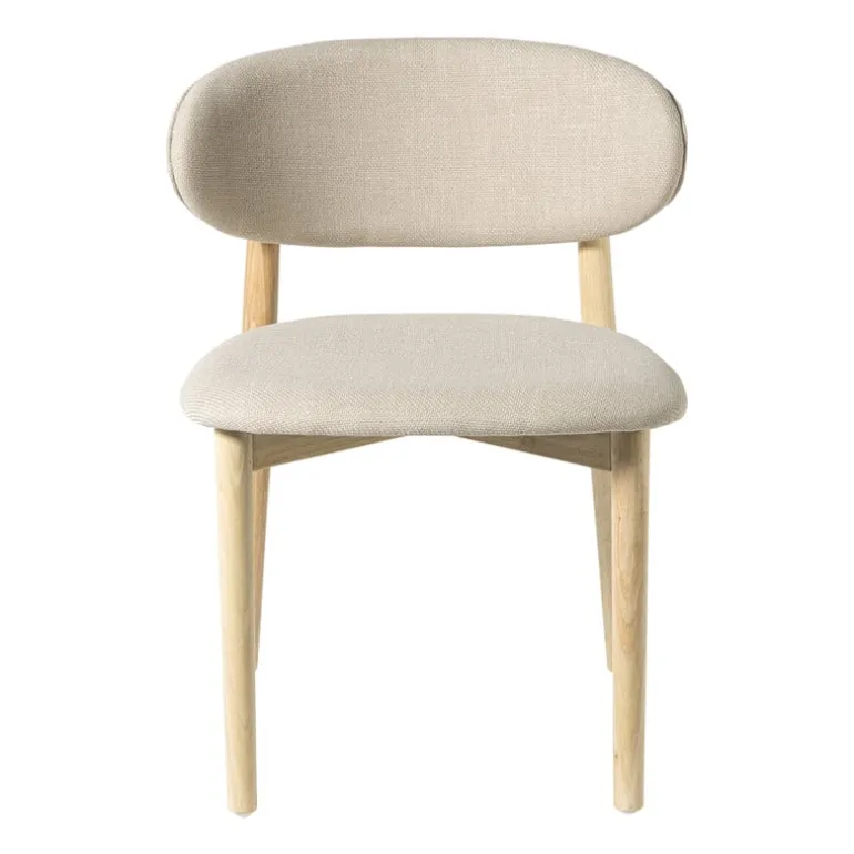 Eetkamerstoel Niki - wit - 78x55x54 cm