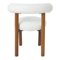 Eetkamerstoel Ruby - teddy beige/bruin - 73x56.5x53 cm