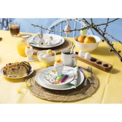 Eierdopje hout - voor 6 eieren