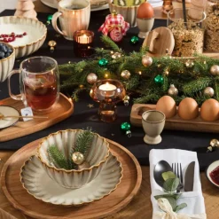 Eierdopje hout - voor 6 eieren